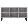 Mobile TV Grigio Sonoma 103,5x30x50 cm in Legno Multistrato