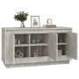 Credenza Grigio Cemento 102x35x55 cm in Legno Multistrato