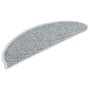 Tappeti Autoadesivi Scale Aspetto Sisal 15 pz 65x21x4 cm Blu