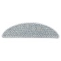 Tappeti Autoadesivi Scale Aspetto Sisal 15 pz 65x21x4 cm Blu