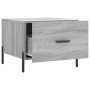 Tavolino da Salotto Grigio Sonoma 50x50x40 cm Legno Multistrato