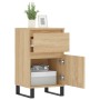 Credenza Rovere Sonoma 40x35x70 cm in Legno Multistrato