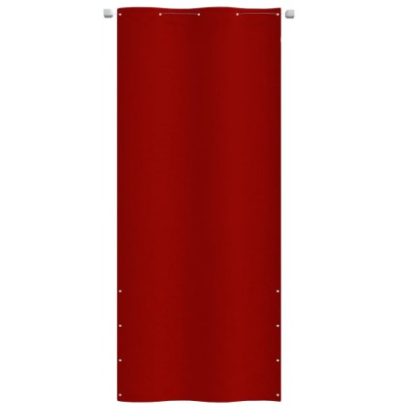 Paravento per Balcone Rosso 100x240 cm in Tessuto Oxford