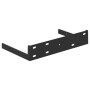 Mensole Angolari 4 pz Grigio Cemento 25x25x3,8 cm in MDF