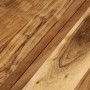 Tavolino Ø 68x43 cm in Legno Massello di Acacia e Ferro