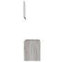 Set Mobili da Bagno 2 pz Grigio Sonoma in Legno Multistrato