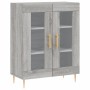 Credenza Grigio Sonoma 69,5x34x90 cm in Legno Multistrato