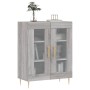 Credenza Grigio Sonoma 69,5x34x90 cm in Legno Multistrato