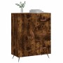 Credenza Rovere Fumo 69,5x34x90 cm in Legno Multistrato