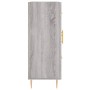 Credenza Grigio Sonoma 69,5x34x90 cm in Legno Multistrato