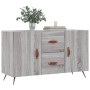 Credenza Grigio Sonoma 100x36x60 cm in Legno Multistrato