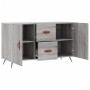 Credenza Grigio Sonoma 100x36x60 cm in Legno Multistrato