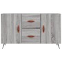 Credenza Grigio Sonoma 100x36x60 cm in Legno Multistrato