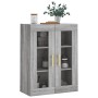 Mobile a Parete Grigio Sonoma 69,5x34x90 cm