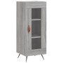 Credenza Grigio Sonoma 34,5x34x90 cm in Legno Multistrato