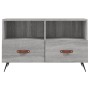 Mobile Porta TV Grigio Sonoma 80x36x50 cm in Legno Multistrato