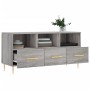 Mobile TV Grigio Sonoma 102x36x50 cm in Legno Multistrato