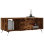 Tavolino da Salotto Rovere Fumo 102x50x40 cm Legno Multistrato