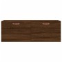 Mobile a Parete Rovere Marrone 100x36,5x35 cm Legno Multistrato