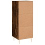 Credenza Rovere Fumo 34,5x34x90 cm in Legno Multistrato