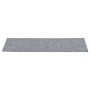 Tappeti Adesivi Rettangolari Scale 15 pz 76x20 cm Grigio Chiaro