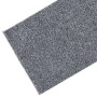 Tappeti Adesivi Rettangolari Scale 15 pz 76x20 cm Grigio Chiaro