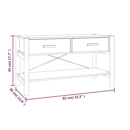 Mobile Porta TV 82x38x45 cm in Legno Multistrato