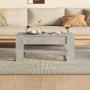 Tavolino Salotto Grigio Cemento 102x55x45 cm Legno Multistrato