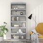 Libreria/Divisorio Grigio Cemento 80x30x198 cm in Truciolato