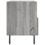 Comodino Grigio Sonoma 40x35x47,5 cm in Legno Multistrato