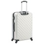 Set Trolley a Custodia Rigida 3 pz Argento Lucido in ABS