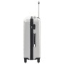 Set Trolley a Custodia Rigida 3 pz Argento Lucido in ABS