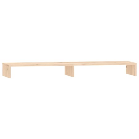 Supporto per Monitor 100x27x10 cm in Legno Massello di Pino