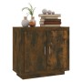 Credenza Rovere Anticato 80x40x75 cm in Legno Multistrato