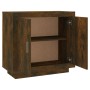 Credenza Rovere Anticato 80x40x75 cm in Legno Multistrato