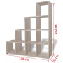 Libreria Scalare / Scaffale Espositore 142 cm Rovere