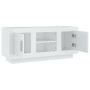 Mobile Porta TV Bianco 102x35x45 cm in Legno Multistrato