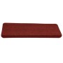 Tappetini Autoadesivi per Scale 15 pz 65x24,5x3,5 cm Rosso