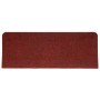 Tappetini Autoadesivi per Scale 15 pz 65x24,5x3,5 cm Rosso