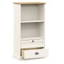 Libreria VIGO 60x35x114,5 cm in Legno Massello di Pino Bianco