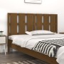 Testiera per Letto Miele 155,5x4x100 cm Legno Massello di Pino