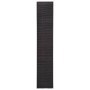 Tappeto in Sisal Naturale 66x350 cm Nero