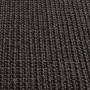 Tappeto in Sisal Naturale 66x350 cm Nero