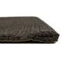 Tappeto in Sisal Naturale 66x350 cm Nero