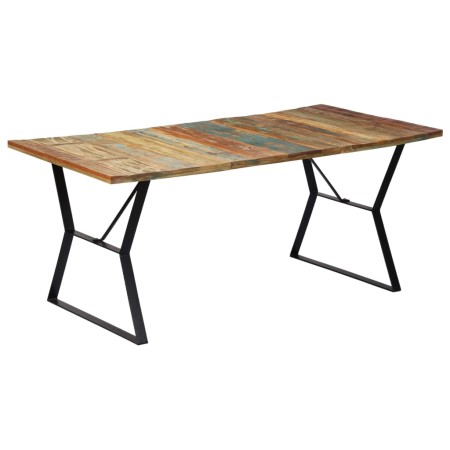 Tavolo da Pranzo 180x90x76 cm in Legno Massello di Recupero