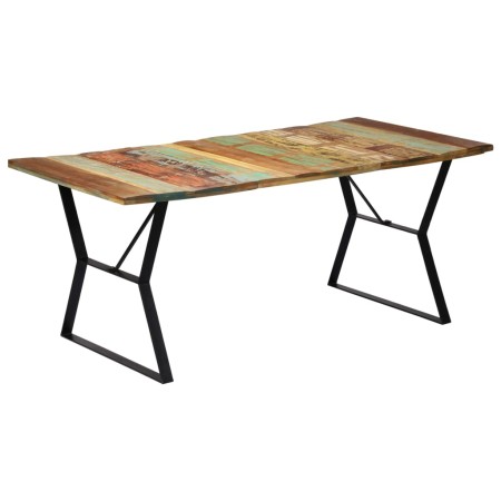 Tavolo da Pranzo 180x90x76 cm in Legno Massello di Recupero