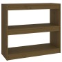 Libreria/Divisorio Miele 80x30x71,5 cm Legno Massello di Pino