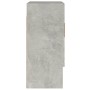 Armadietto a Muro Grigio Cemento 60x31x70 cm Legno Multistrato