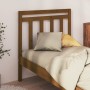 Testiera per Letto Miele 106x4x100 cm in Legno Massello di Pino