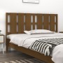 Testiera per Letto Miele 185,5x4x100 cm Legno Massello di Pino